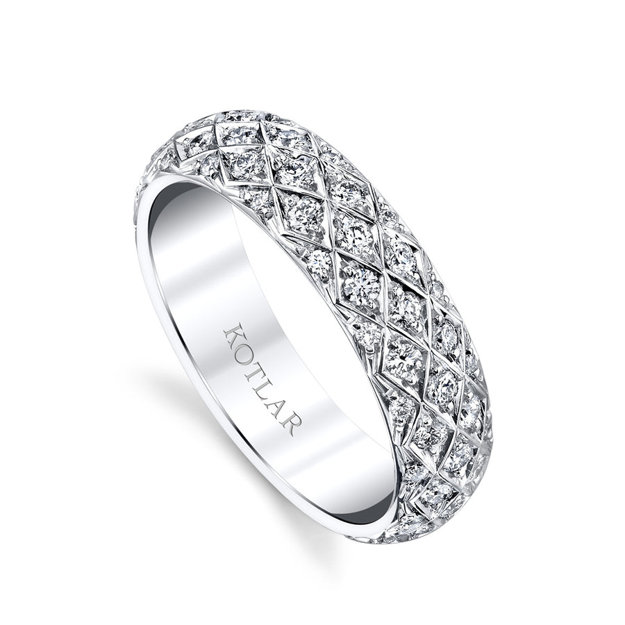 Artisan Pave Criss Cross Band