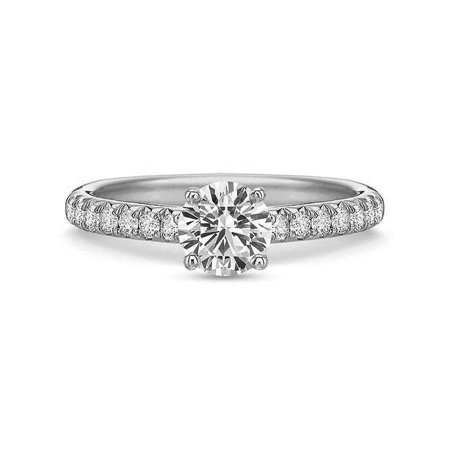 New Aire Round Diamond Engagement Ring Setting