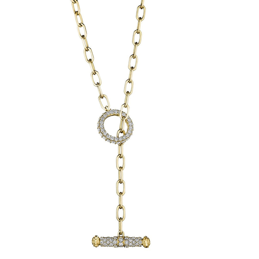 24-Inch Diamond Toggle Necklace