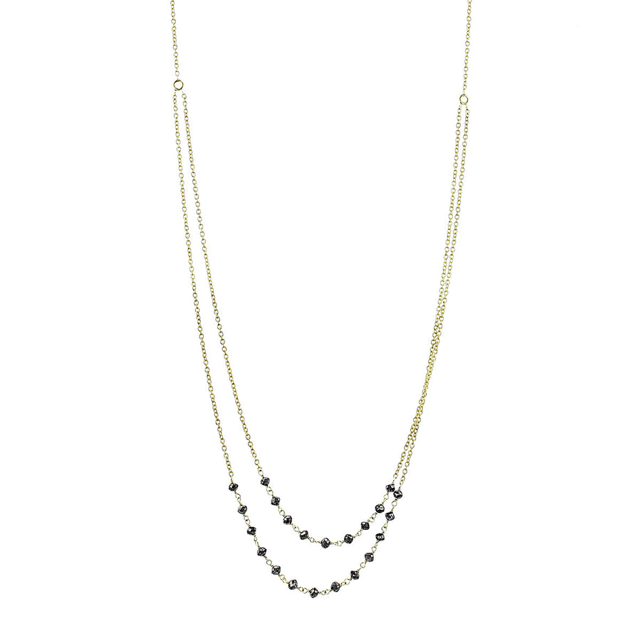 Jillian Black Diamond Necklace