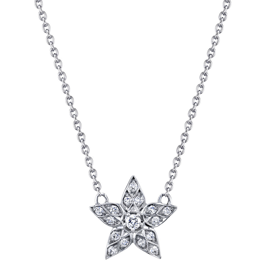 Single Lily Pendant Necklace