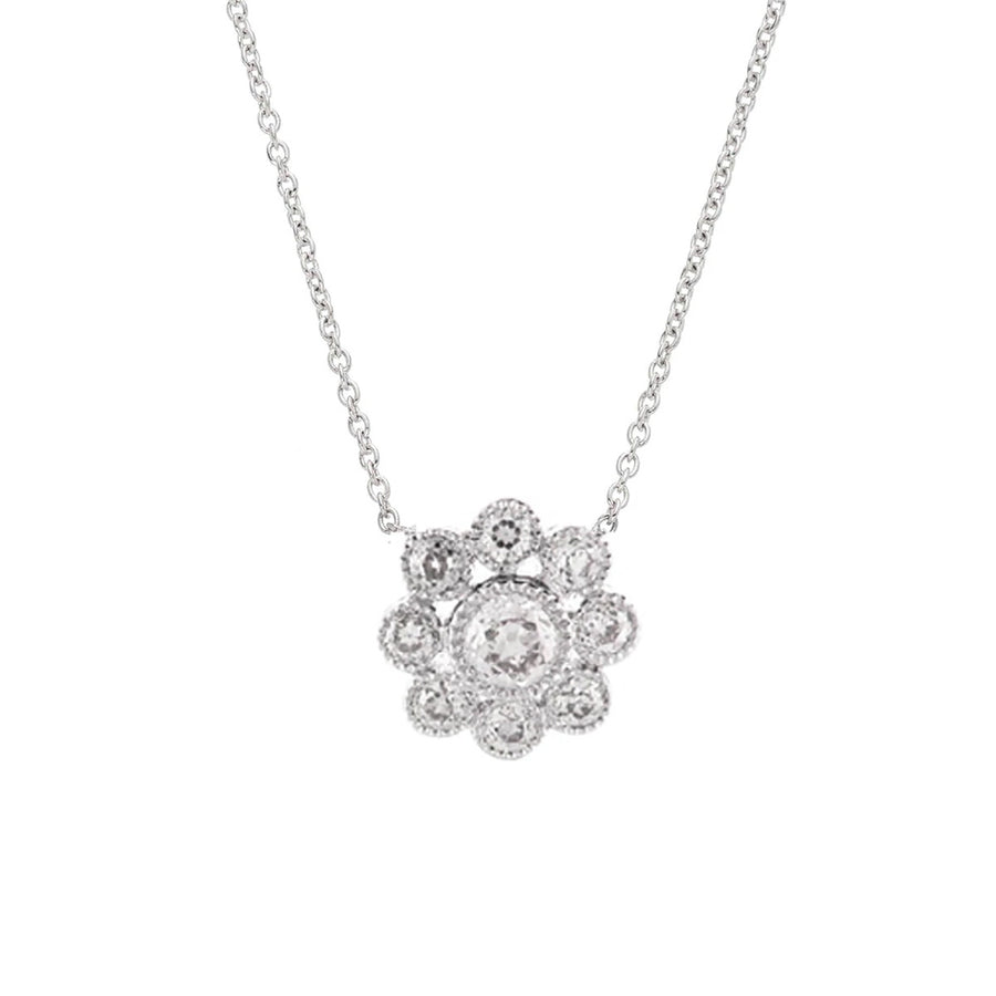 Rosetta Old Mine Cut Diamond Necklace