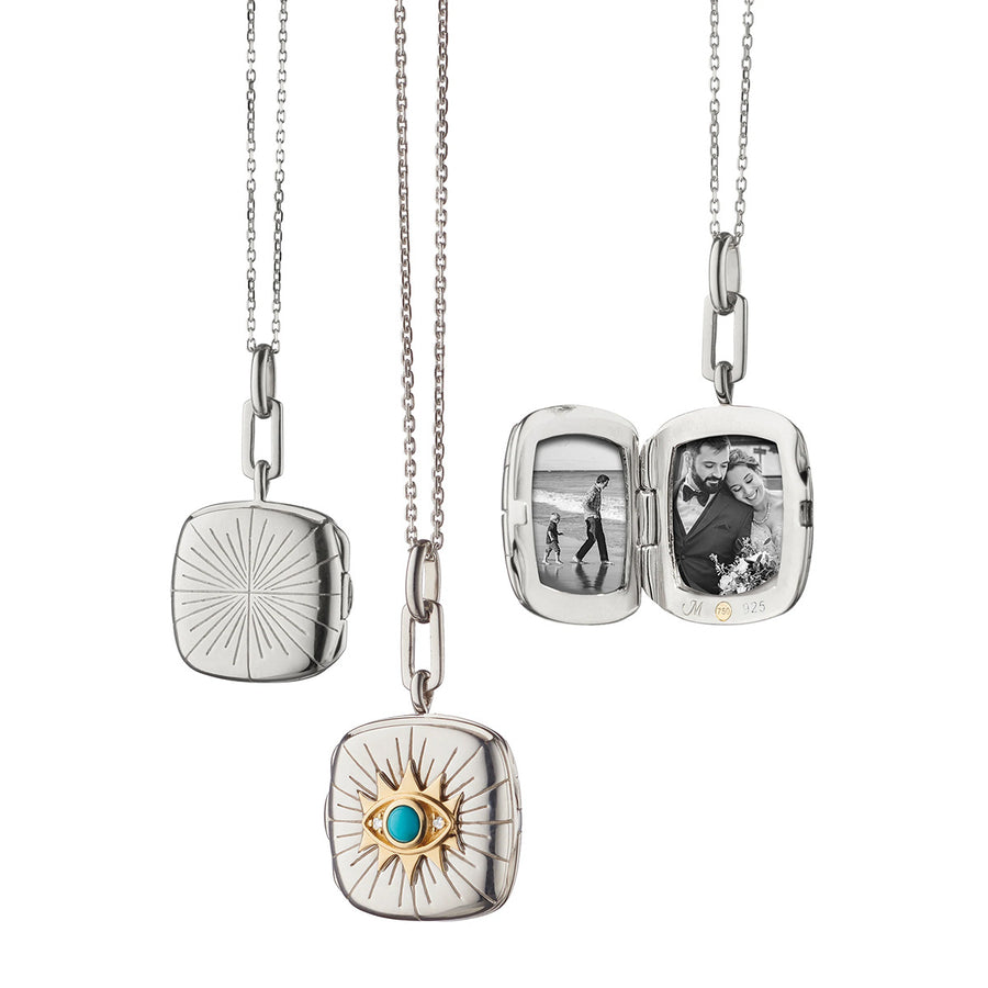 Protect Evil Eye Locket Necklace