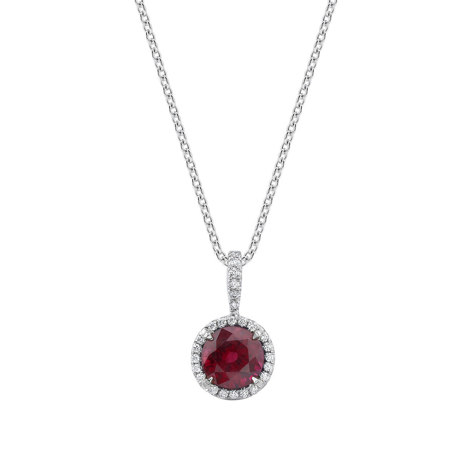 Ruby and Diamond Pendant