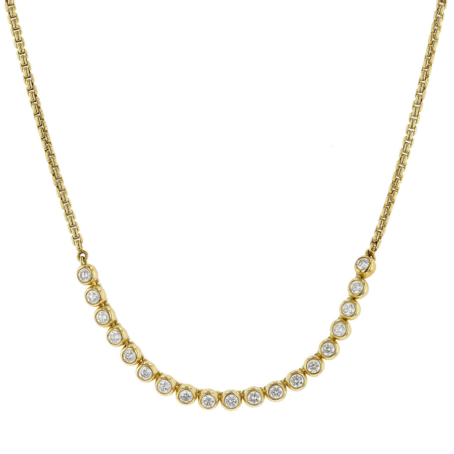 Moonlight 18K Gold Diamond Necklace