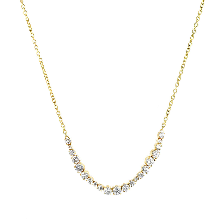 Diamond Wave Necklace