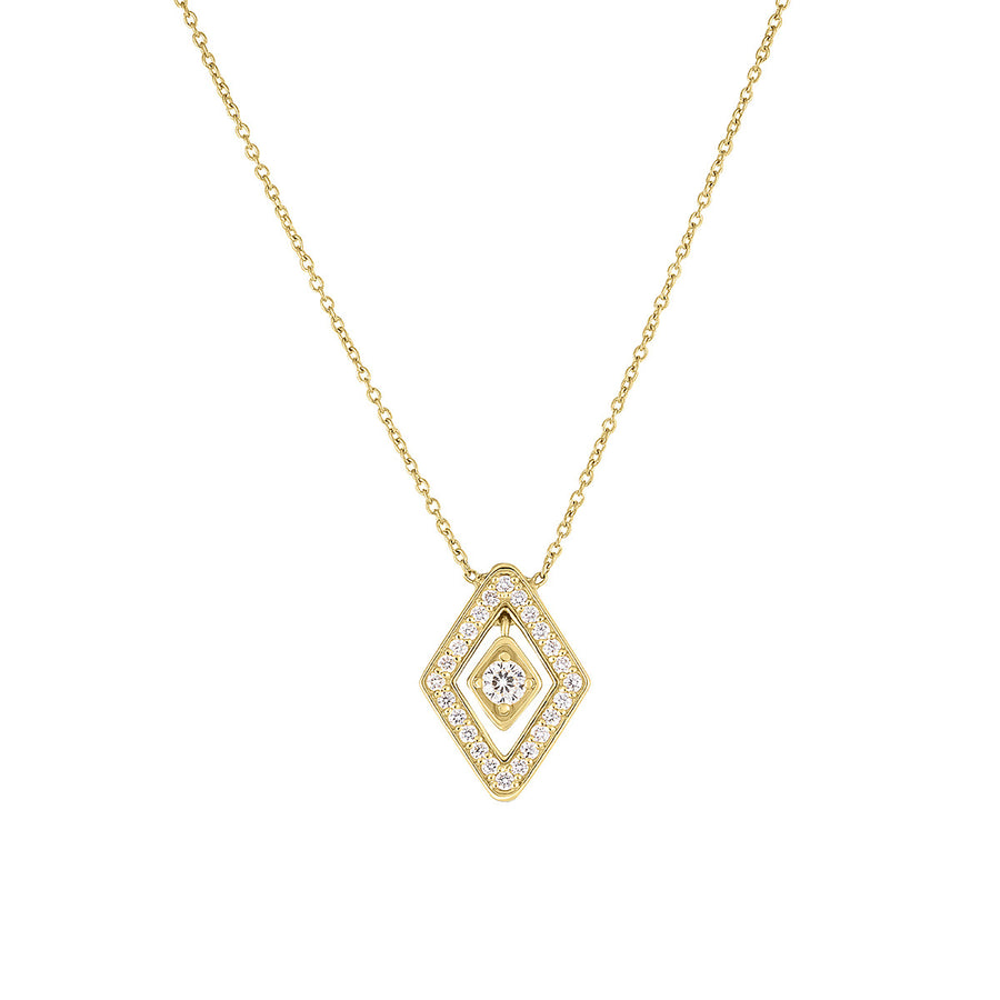 Diamonte 18K Gold Diamond Necklace