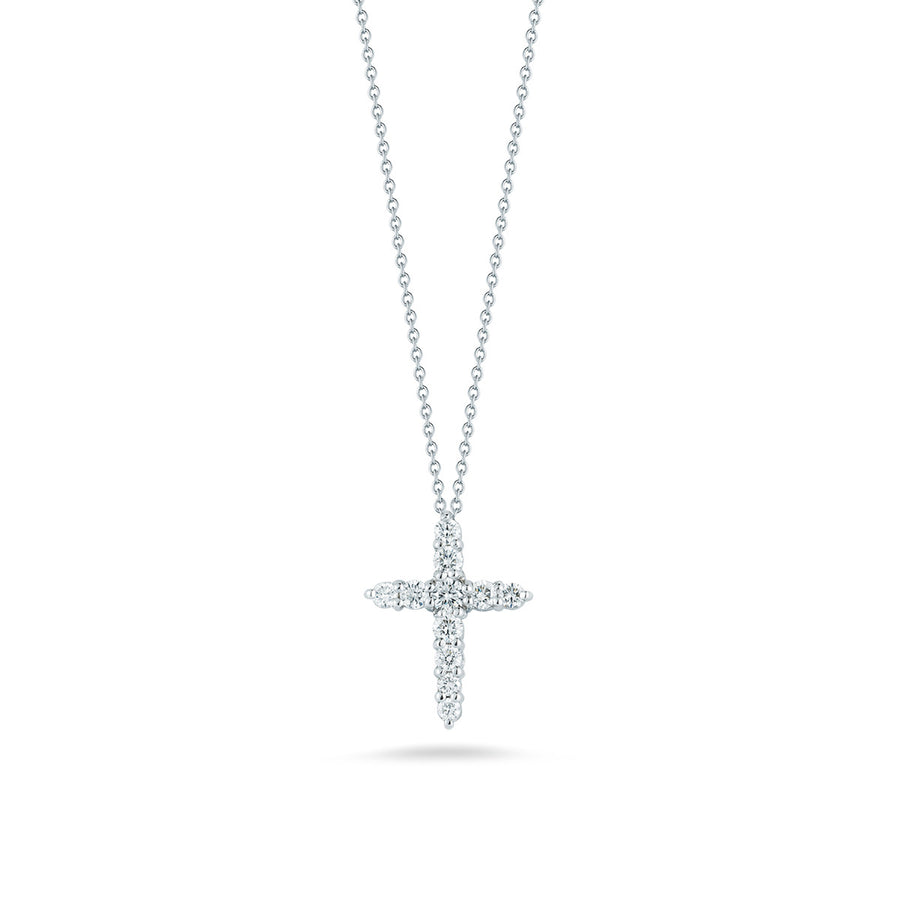 Cross Pendant with Diamonds