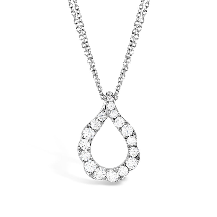 Lorelei Crescent Diamond Pendant