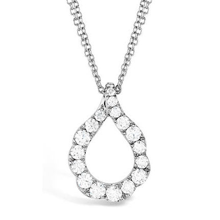 Lorelei Crescent Diamond Pendant