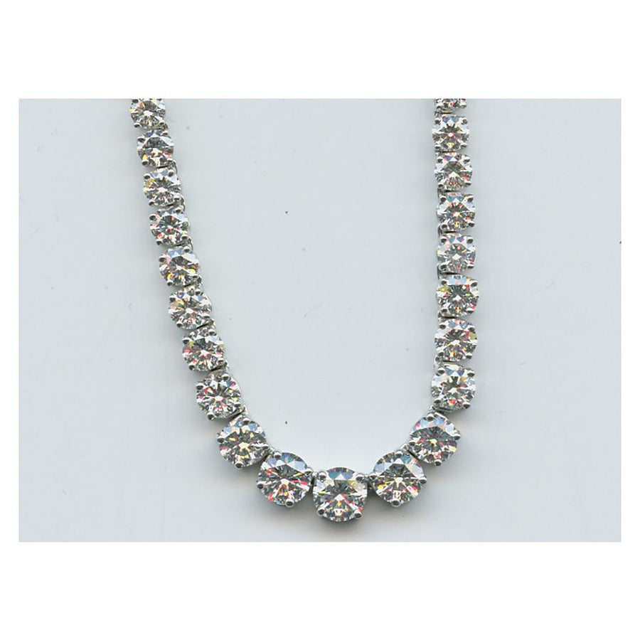 Platinum Diamond Riviera Necklace