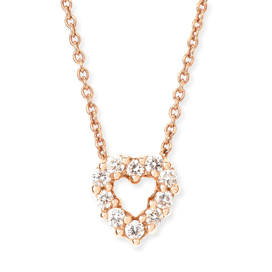 Diamond Heart Pendant Necklace