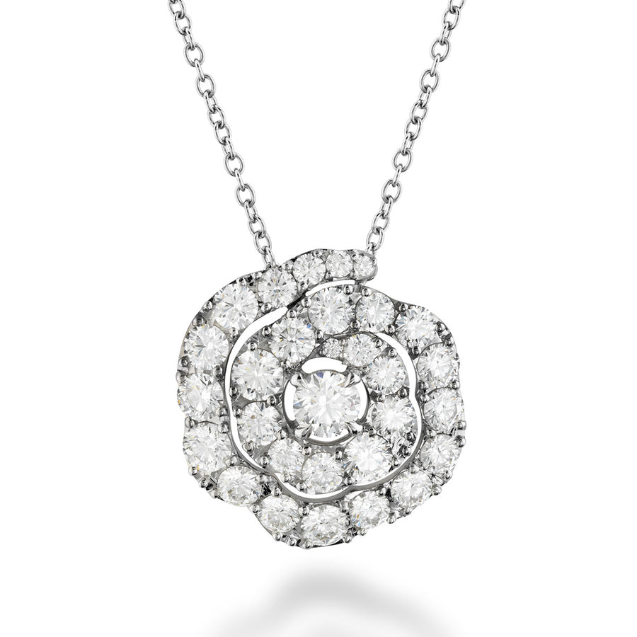 Lorelei Diamond Floral Pendant