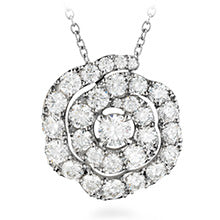 Lorelei Diamond Floral Pendant