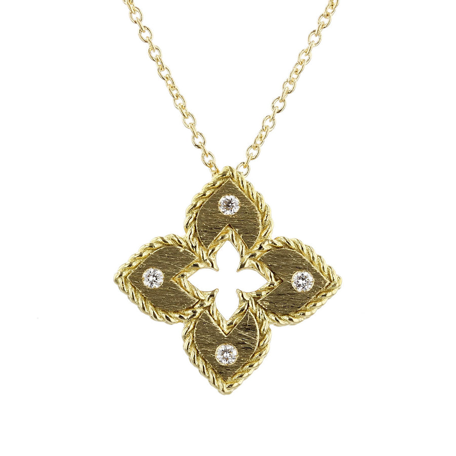 18K Gold and Diamond Pendant Necklace