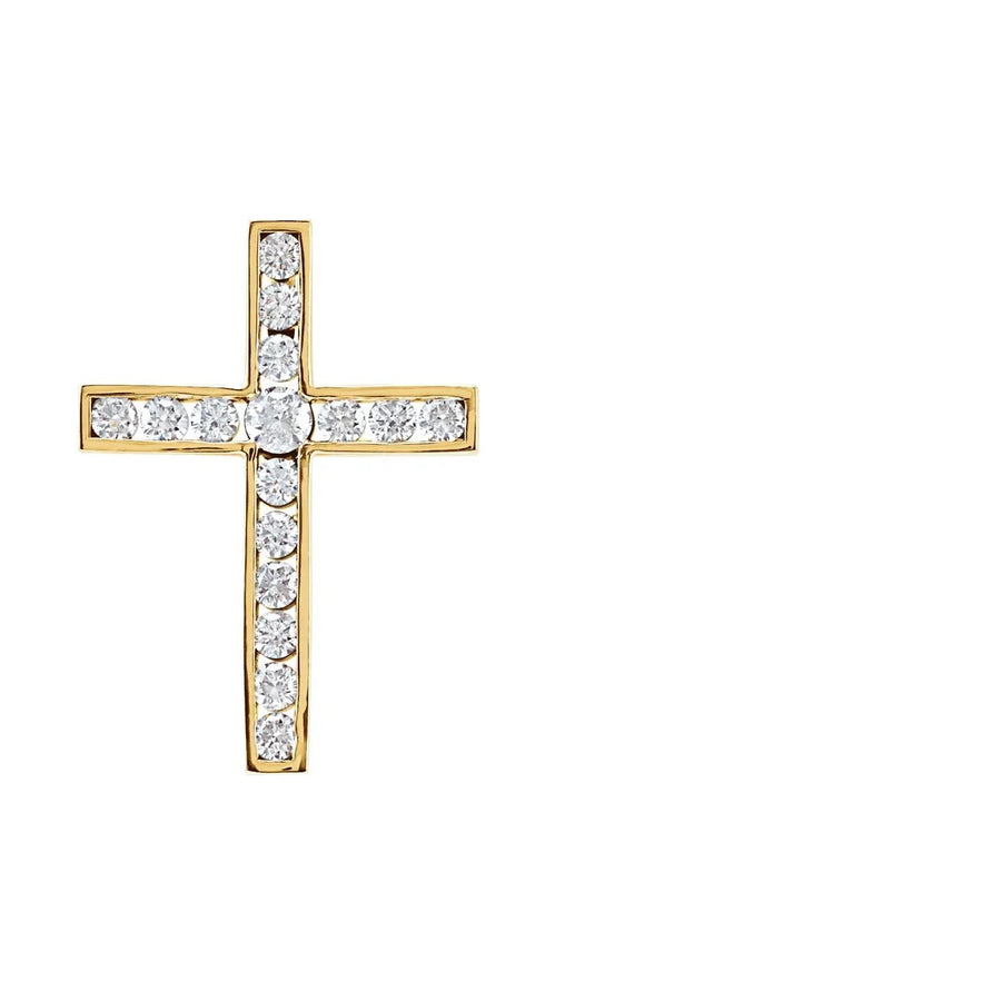 1 1/2 CTW Diamond Cross Pendant