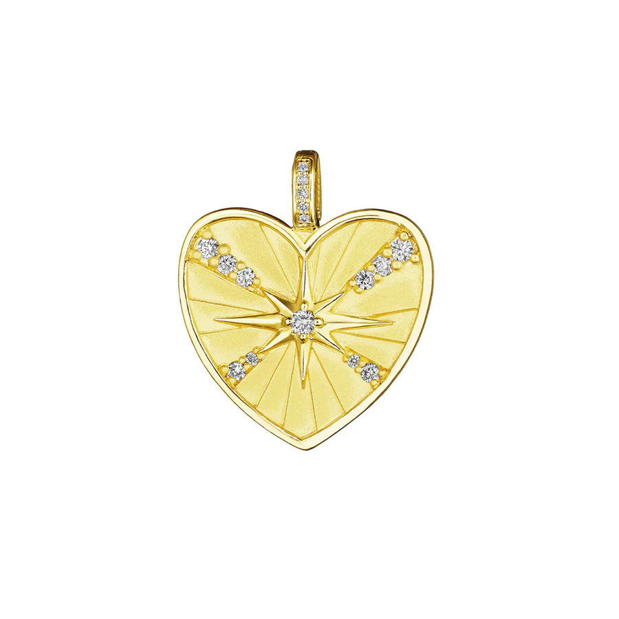 Starburst Heart Clip-on Medallion