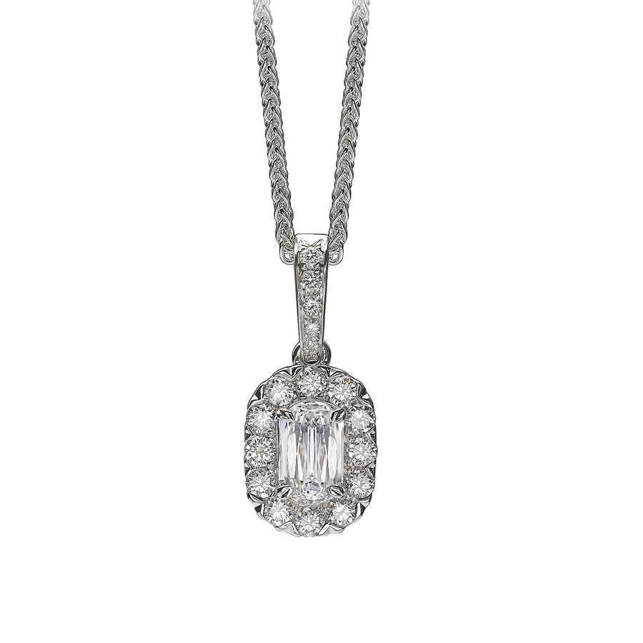 L'amour Crisscut Diamond Pendant Necklace