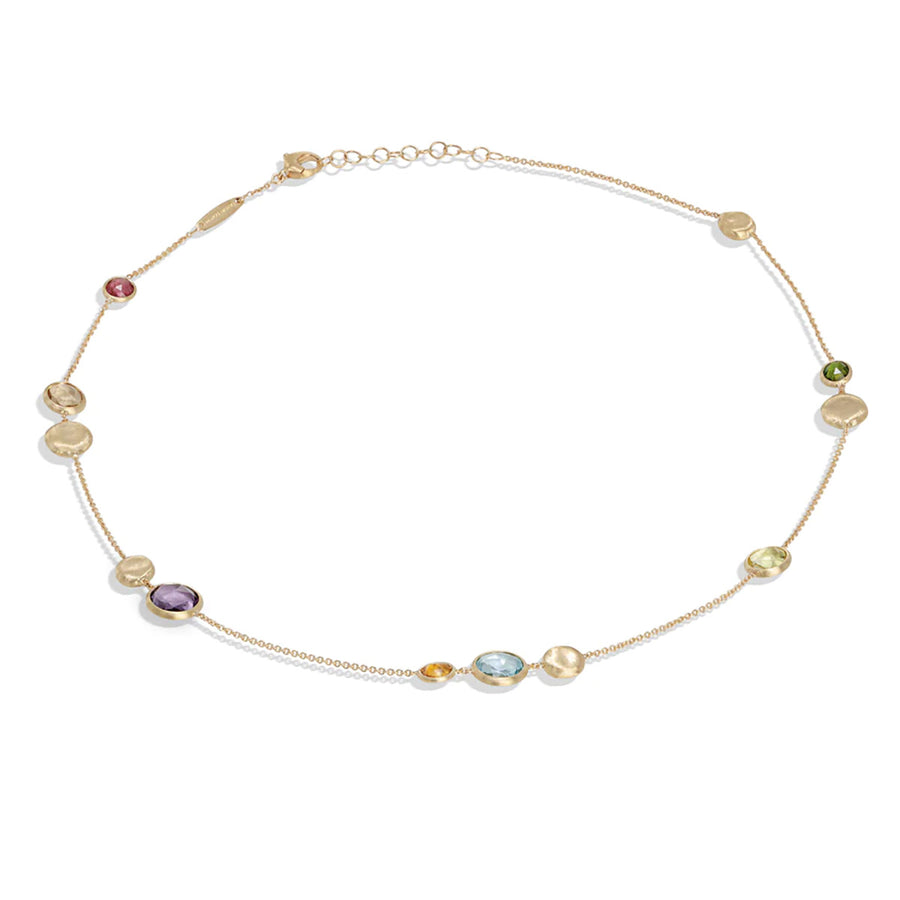 Jaipur Color Collection 18K Yellow Gold Mixed Gemstone Necklace