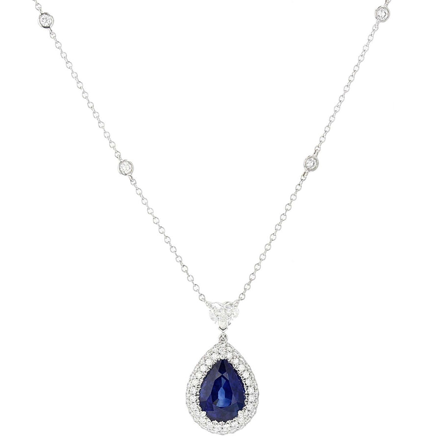 Sapphire and Diamond Pendant