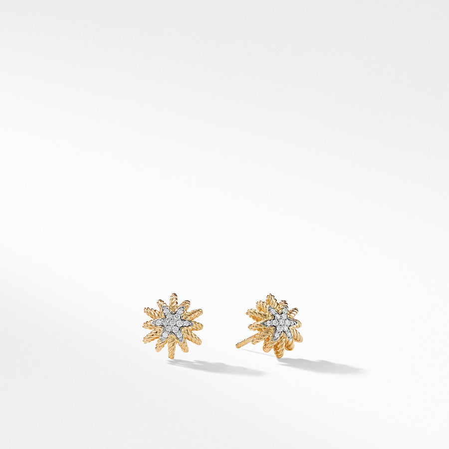 Earrings with Diamonds in 18K Gold