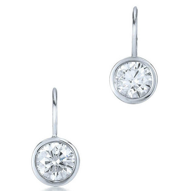 Classic Diamond Eurowire Earrings