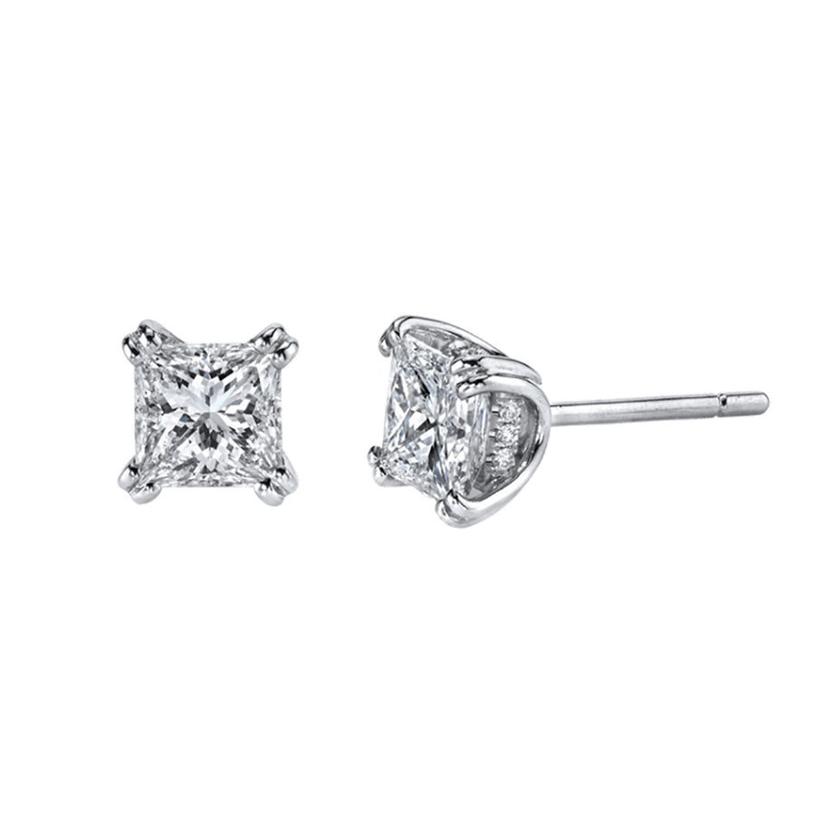 Kotlar Square Diamond Studded Earrings