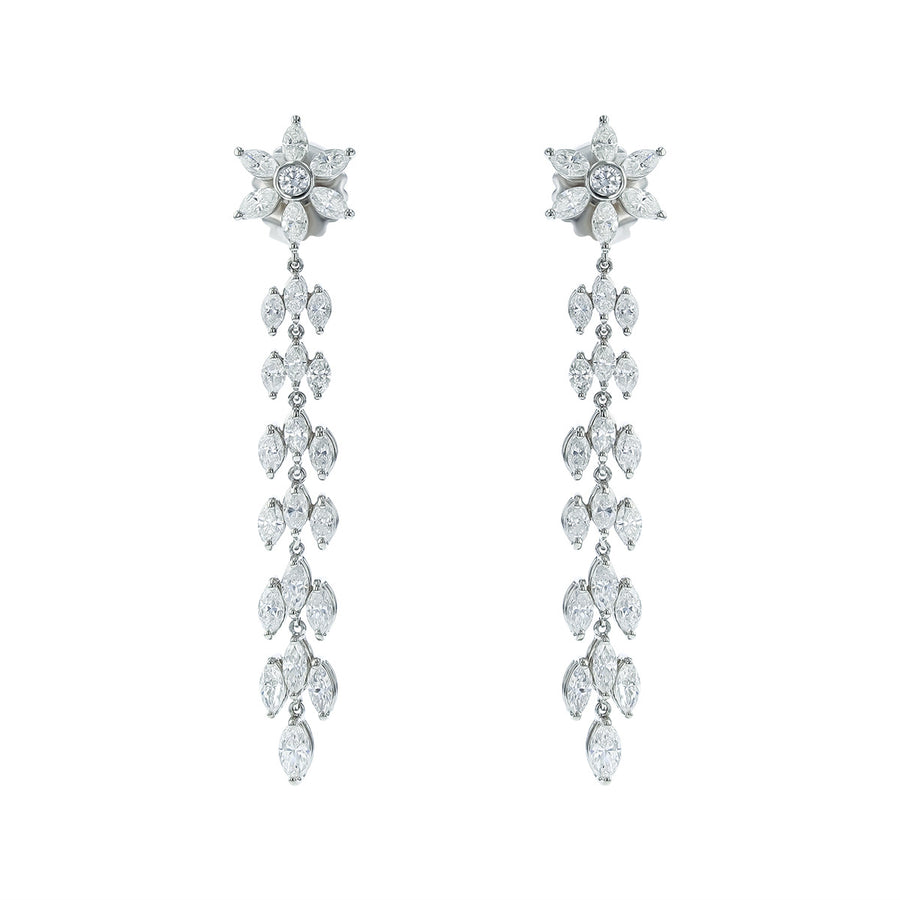 Diamond Drop Earrings