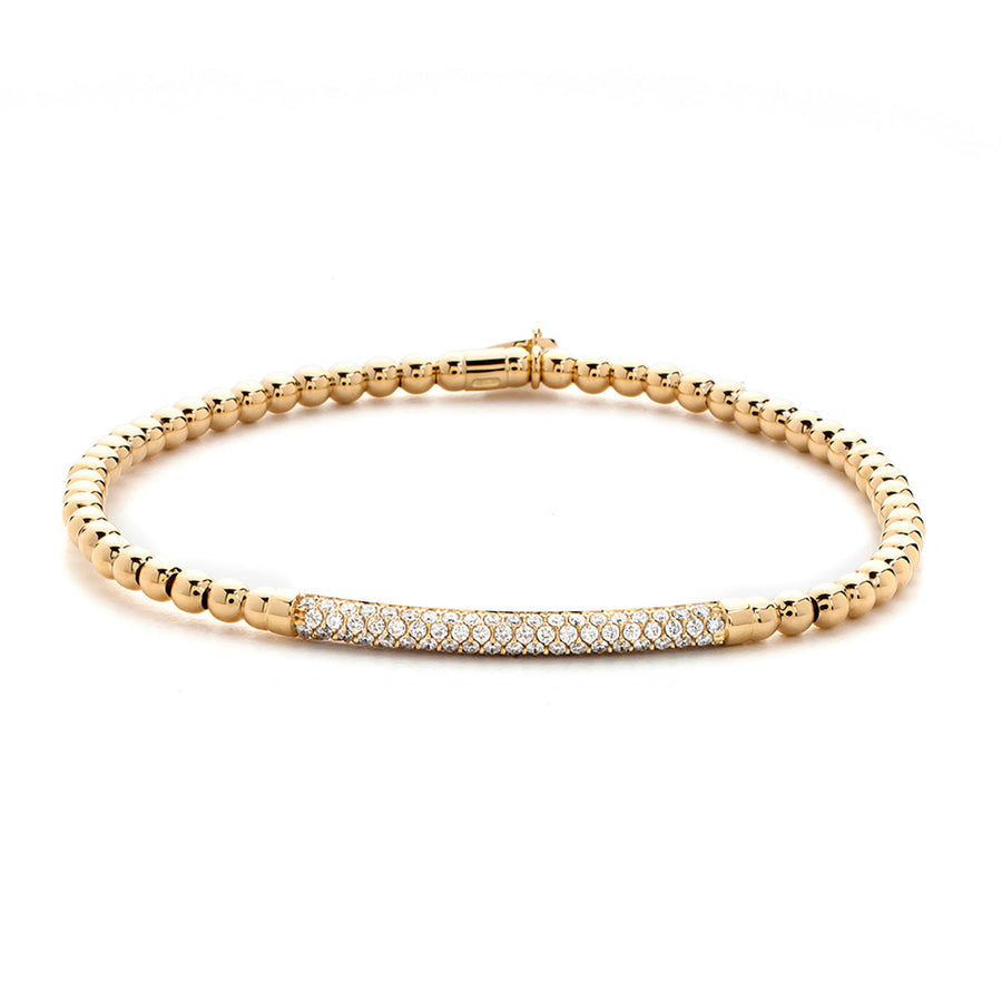 Tresore Stretch Bracelet with Diamond Bar