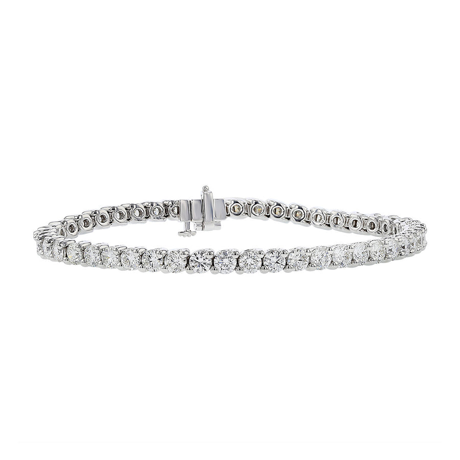 18K White Gold Diamond Tennis Bracelet
