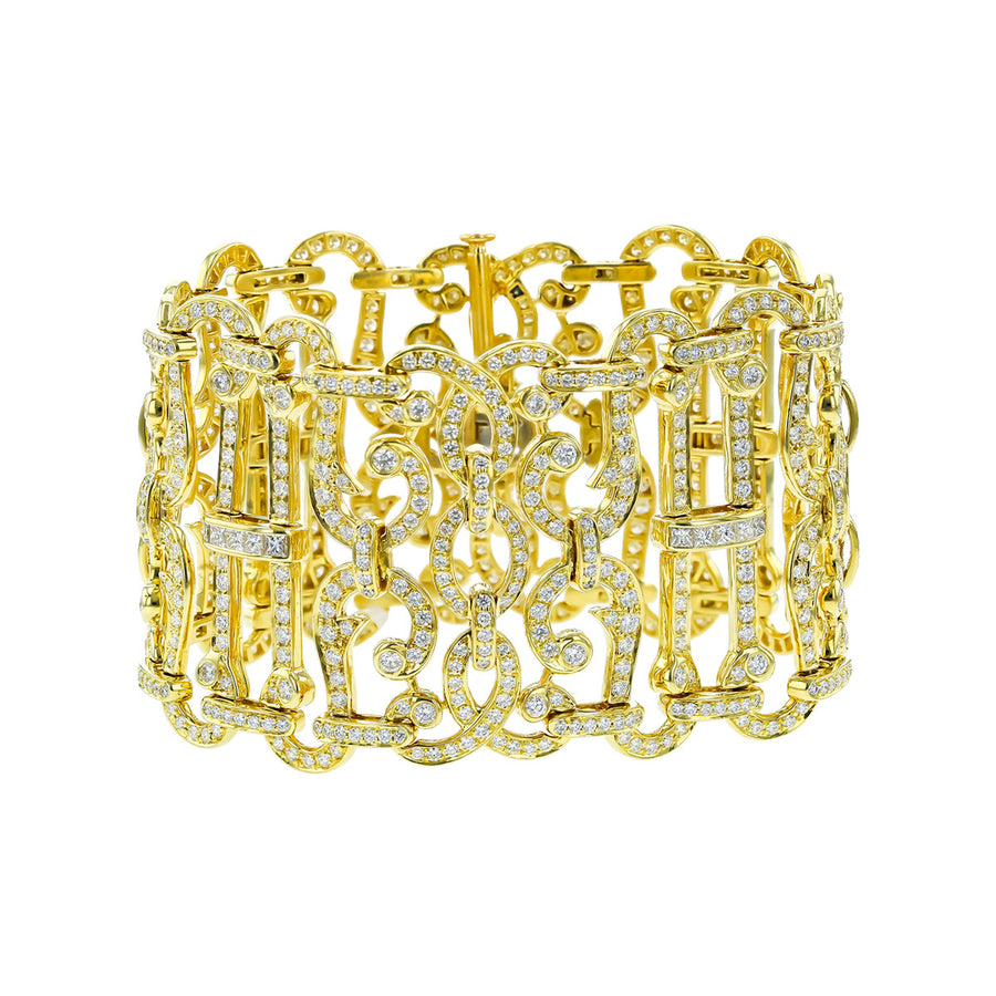 Diamond Filigree Bracelet