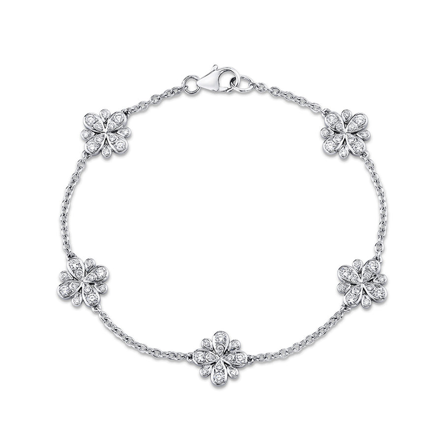 Scallop Jubilee 5 Cluster Bracelet