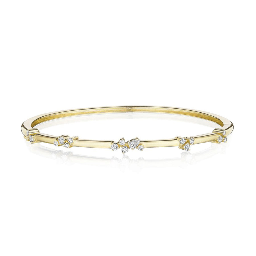 Diamond Cluster Station Bangle