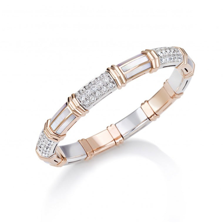 Ros√© Gold Mother of Pearl Bracelet