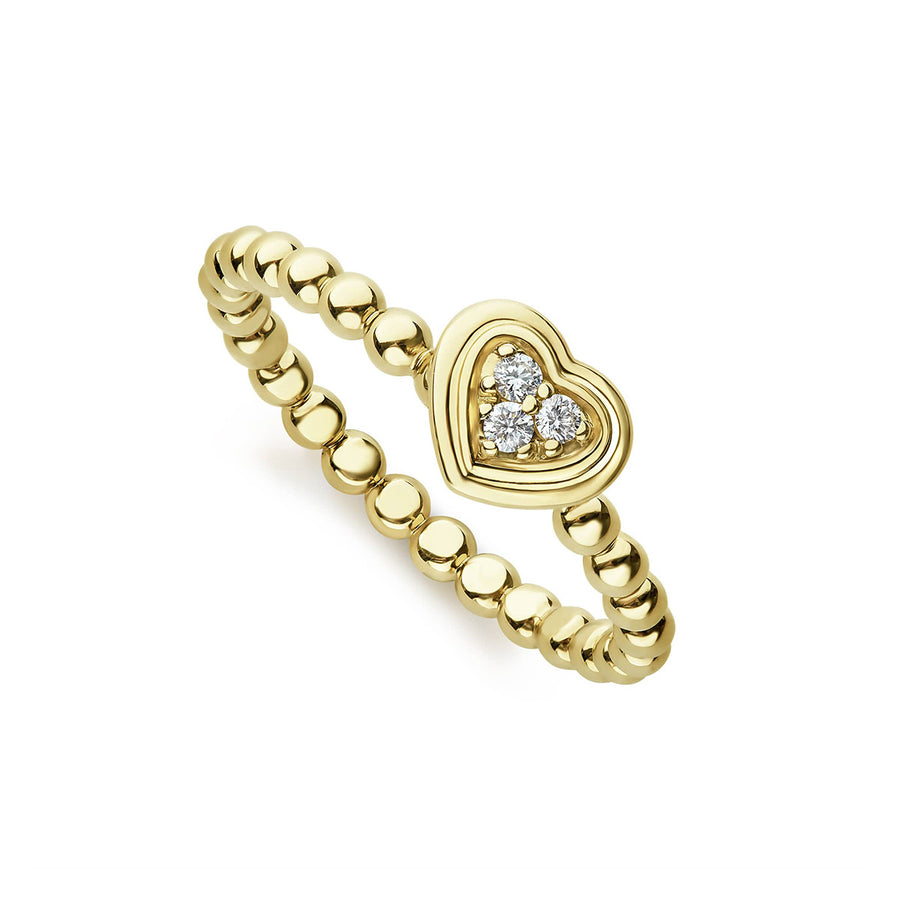 Heart Diamond Ring