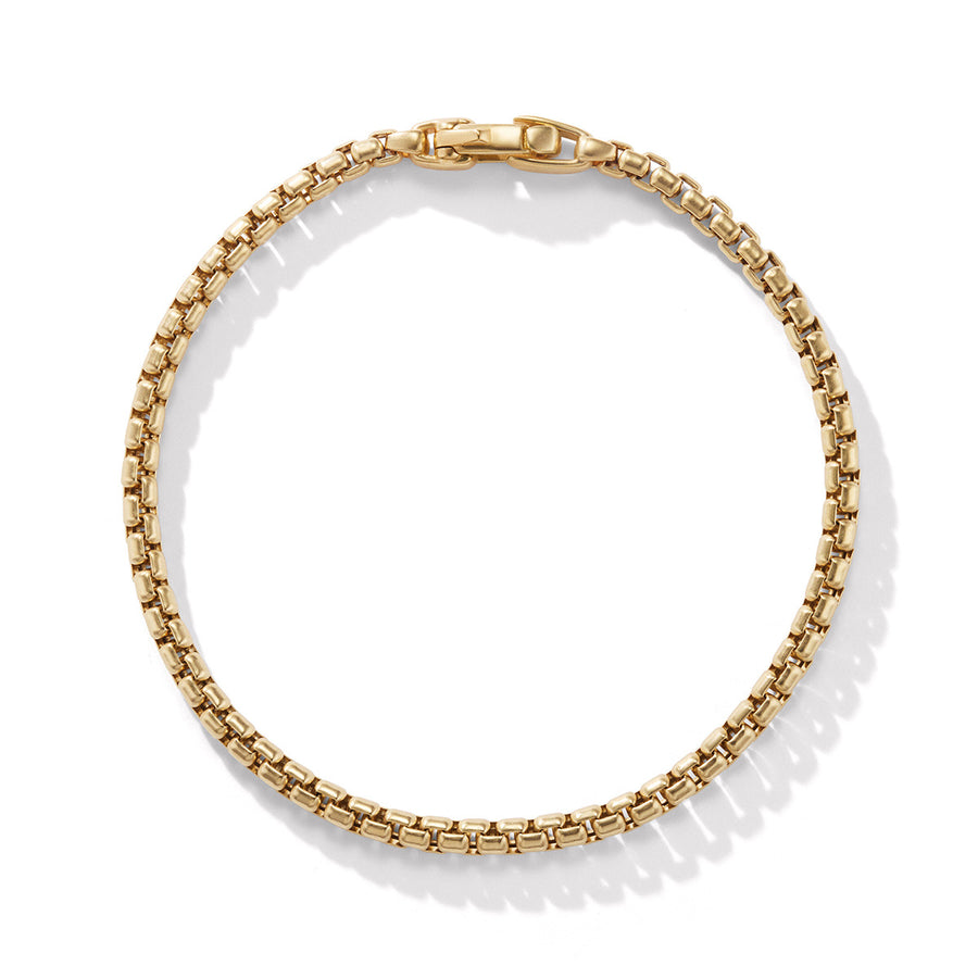 Box Chain Bracelet in 18K Yellow Gold