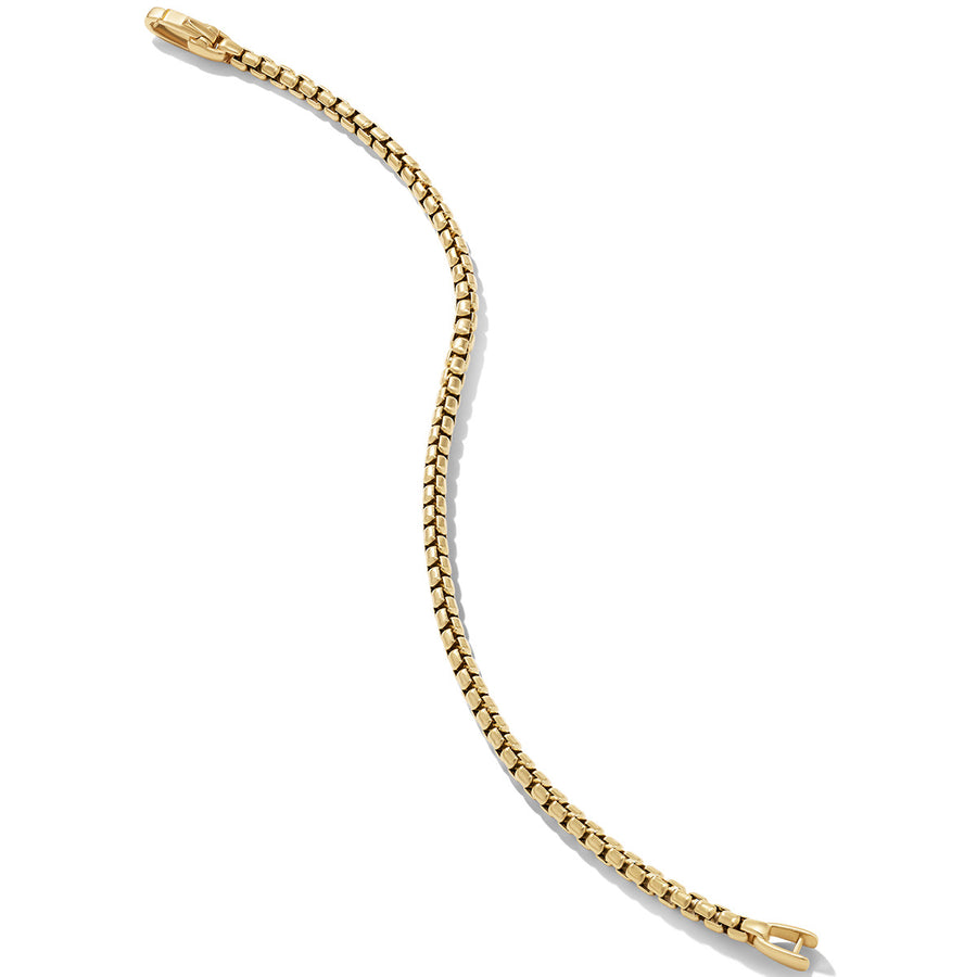 Box Chain Bracelet in 18K Yellow Gold