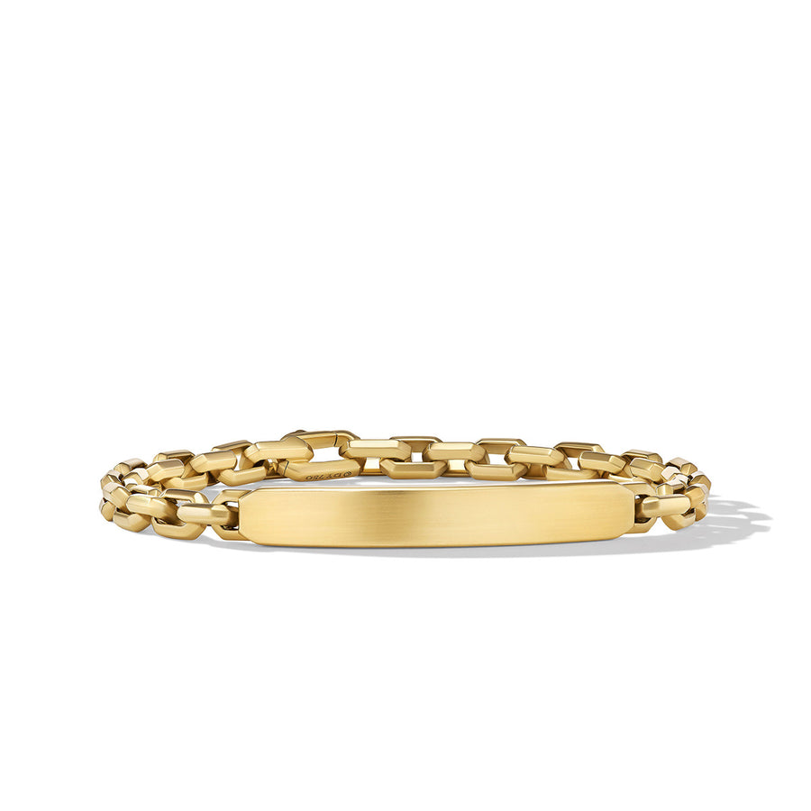 Streamline ID Bracelet in 18K Yellow Gold
