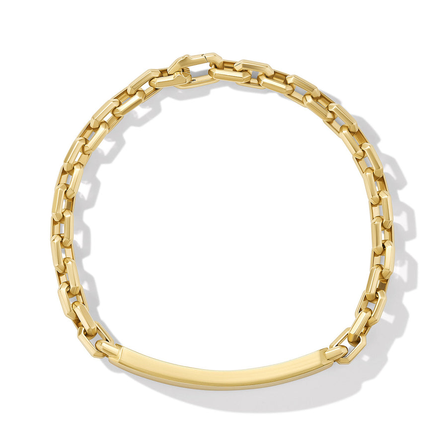 Streamline ID Bracelet in 18K Yellow Gold