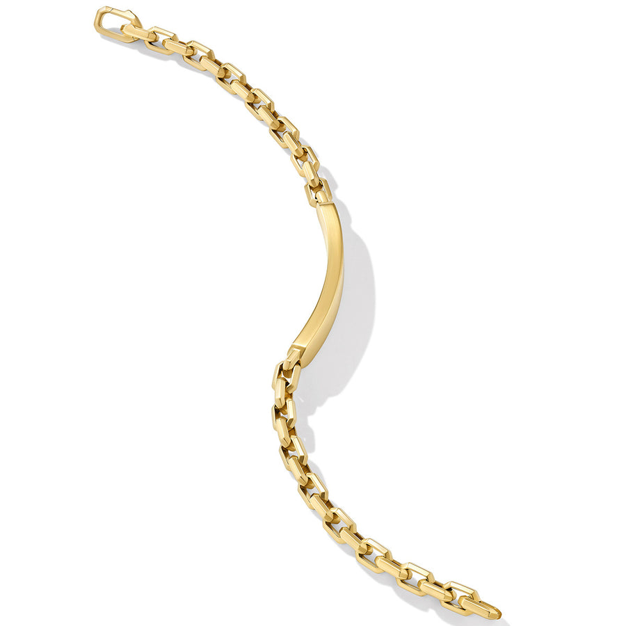 Streamline ID Bracelet in 18K Yellow Gold