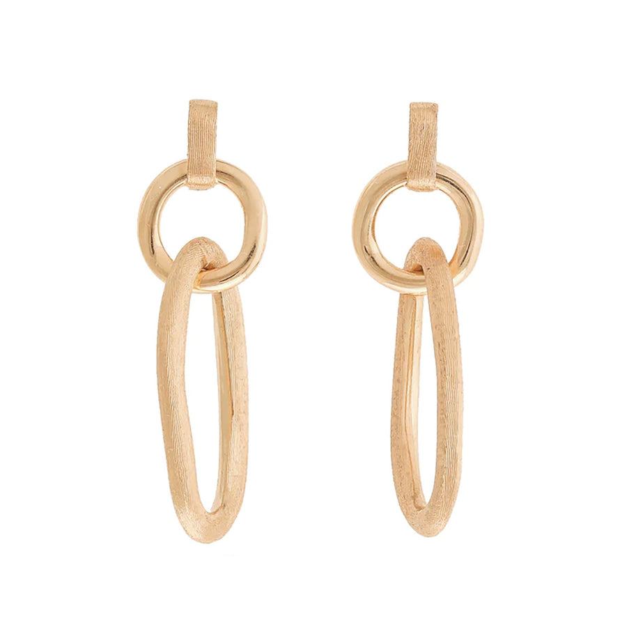 Jaipur Link Collection 18K Yellow Gold Double Drop Earrings