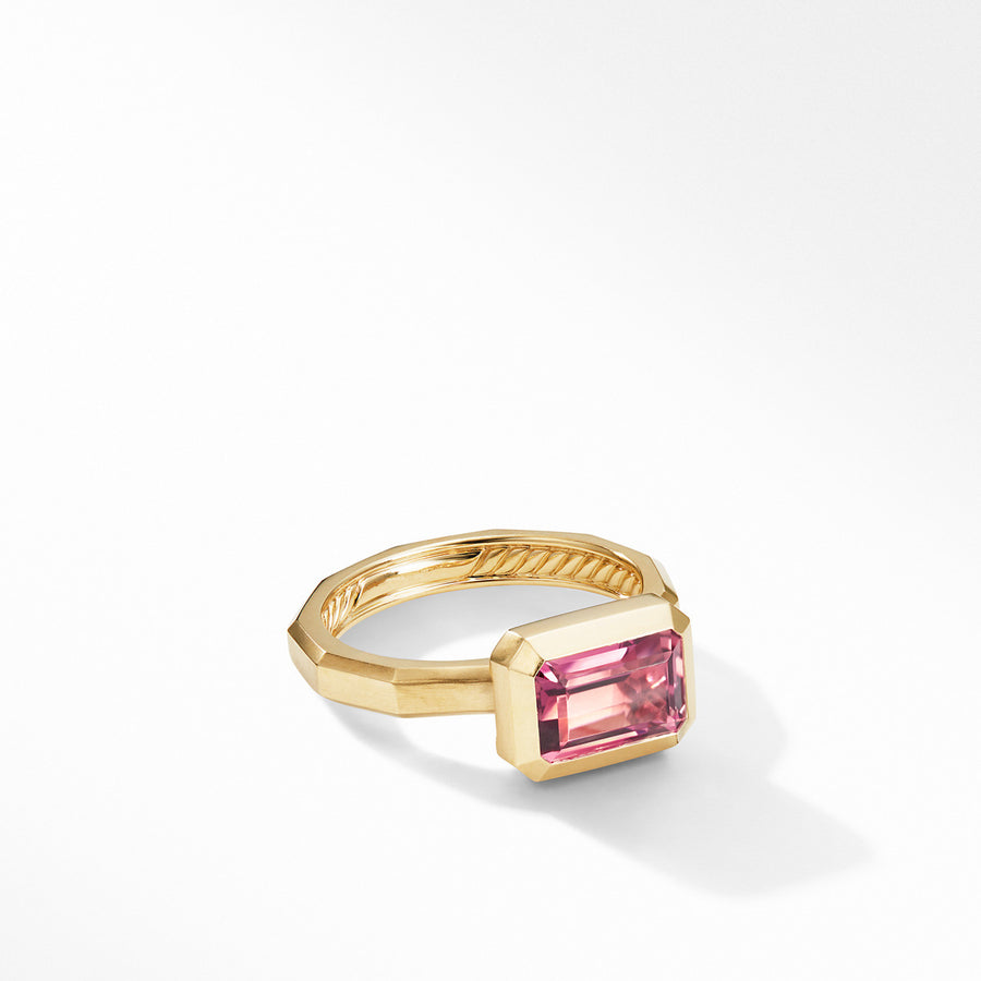 Novella Ring in 18K Yellow Gold with Pink Tourmaline