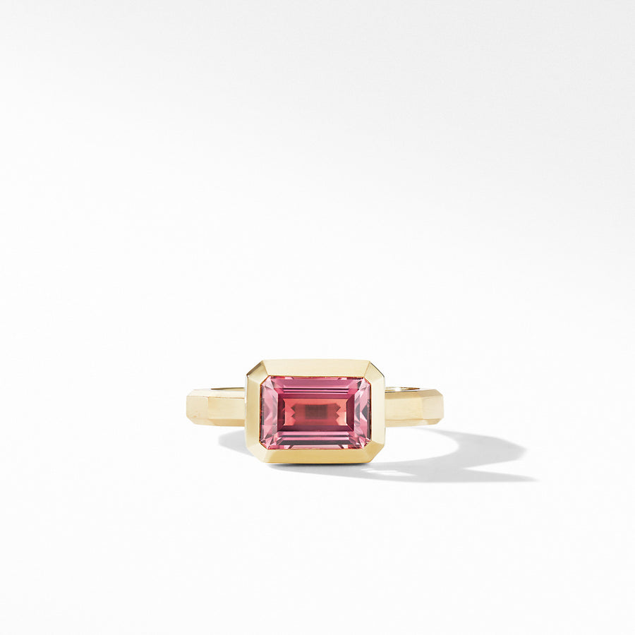 Novella Ring in 18K Yellow Gold with Pink Tourmaline