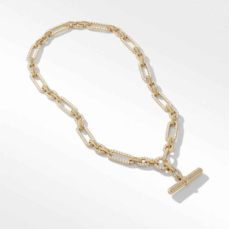 Lexington Pendant in 18K Yellow Gold with Full Pave Diamonds
