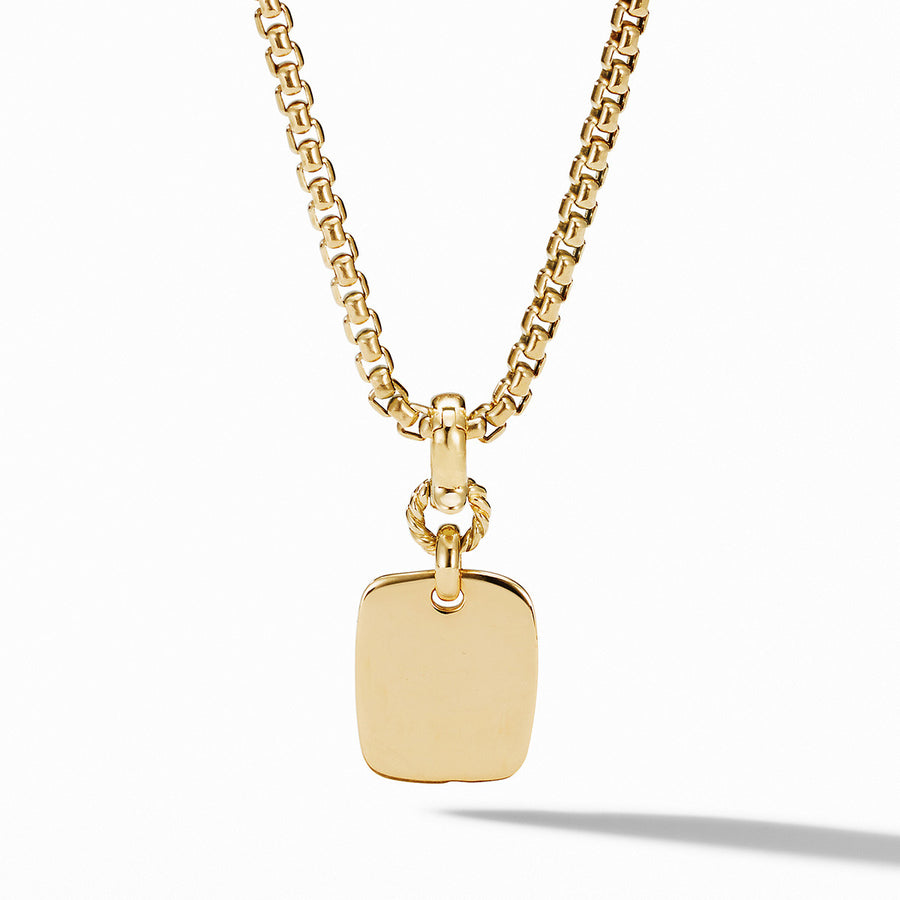 SY Heart Amulet in 18K Yellow Gold