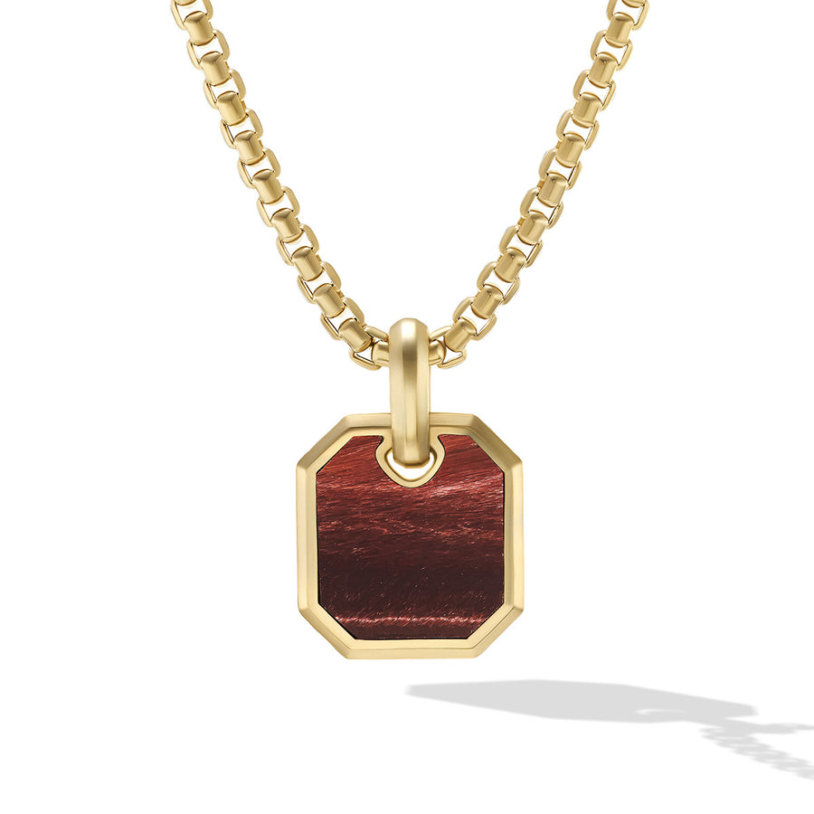 Roman Amulet in 18K Yellow Gold with Red Tiger's Eye