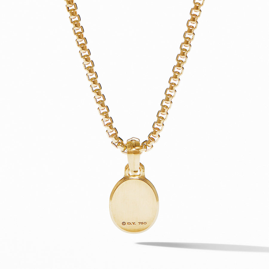 Petrvs Small Scarab Pendant in 18K Yellow Gold