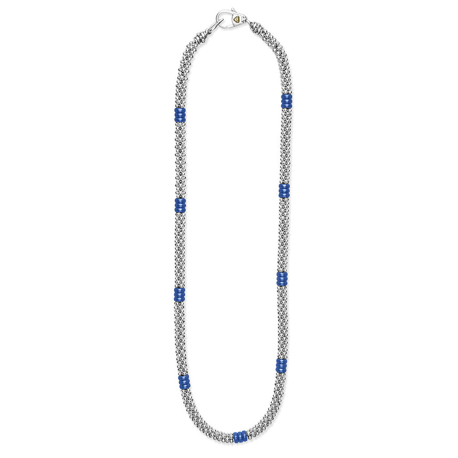 Blue Sapphire Caviar Bracelet