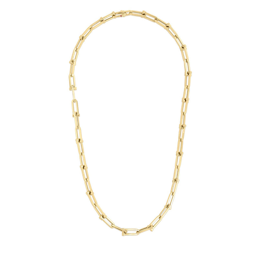 Designer Gold 18K Yellow Gold Link Necklace