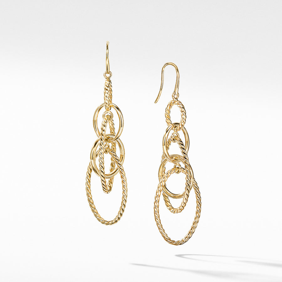 Mobile Large Link Earrings in Gold